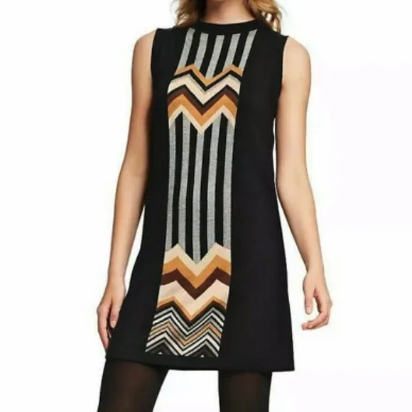 NWT Missoni for Target Zig Zag Sweater Sleeveless Dress Stripes and Chevron Sz M - Picture 3 of 10